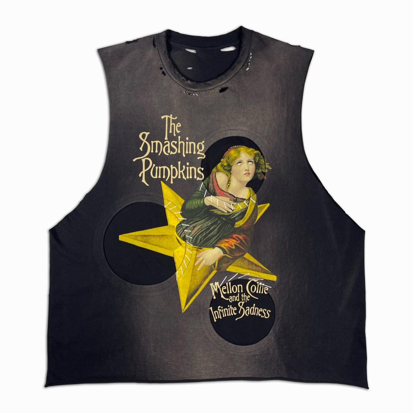 "Zwan Song" Cut Off Tank