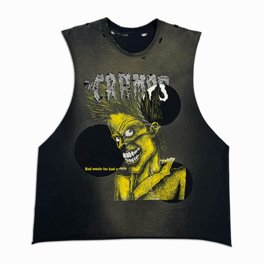 "Cramp My Style" Cut Off Tank