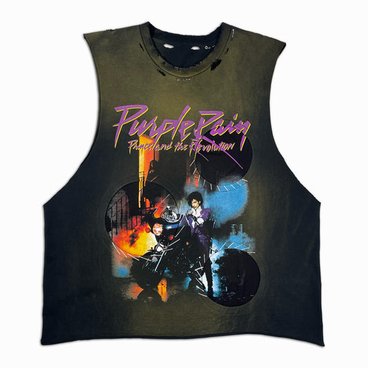 "Purple Reign" Cut Off Tank