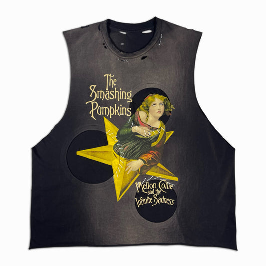 "Zwan Song" Cut Off Tank